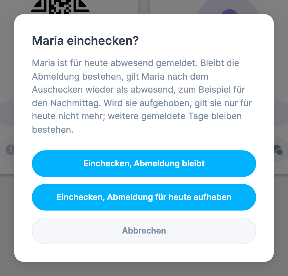 Fenster Maria einchecken? mit den drei Knöpfen untereinander